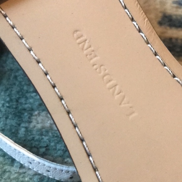 Lands End Brand New Navy flats Size 7.5 Cute - Picture 6 of 10